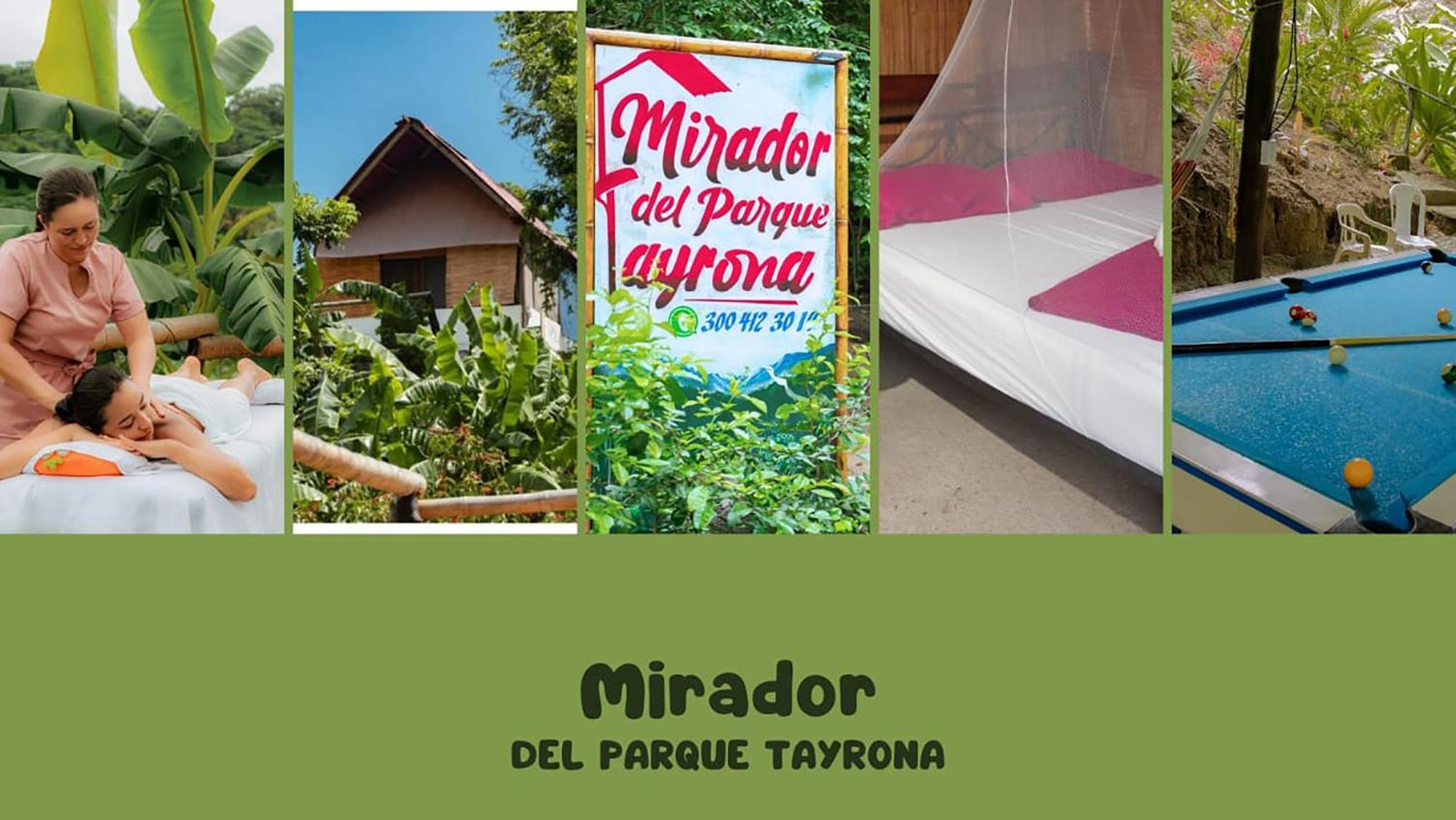 Hostal Mirador Dentro Del Parque Tayrona El Zaino Exterior foto